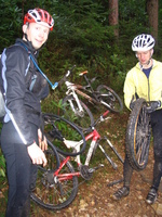 MTB trip to Ffridd, November 2008